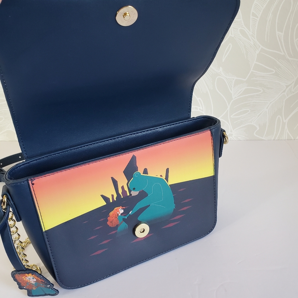 Loungfly BRAVE Princess Castle Crossbody Bag And Matching Wallet NWOT - Picture 9 of 16